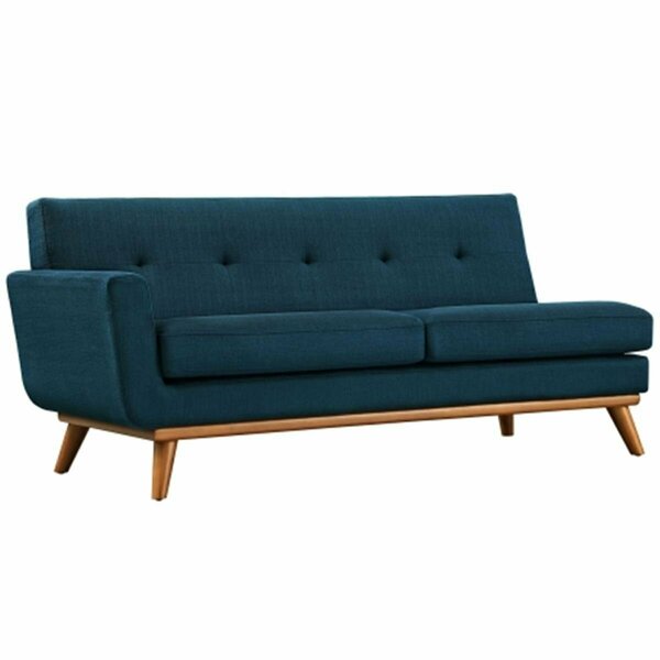 East End Imports Engage Left-Arm Loveseat- Azure EEI-1795-AZU